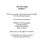 The Unity Between Tai Chi and Tao Te Ching